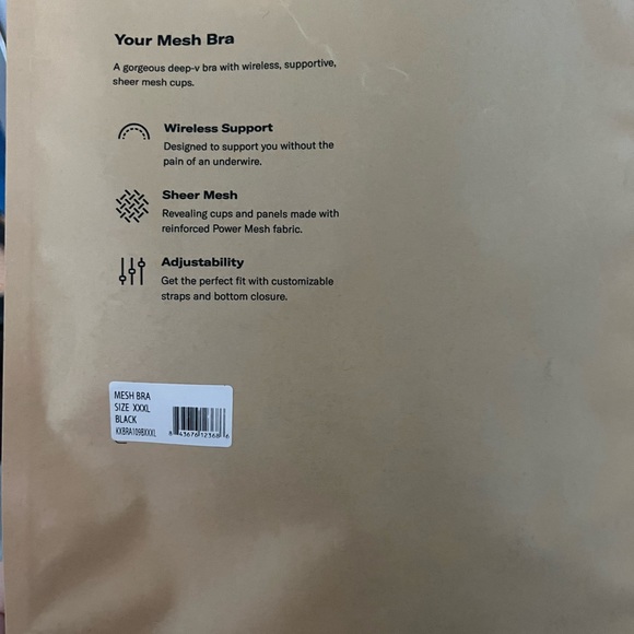 Knix v Ashley Graham Deep V Bra - Picture 4 of 4